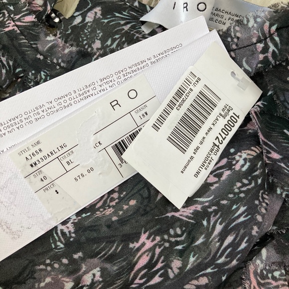 IRO. JEANS DARLING CUT-OUT RUFFLED MINI DRESS - Picture 7 of 11